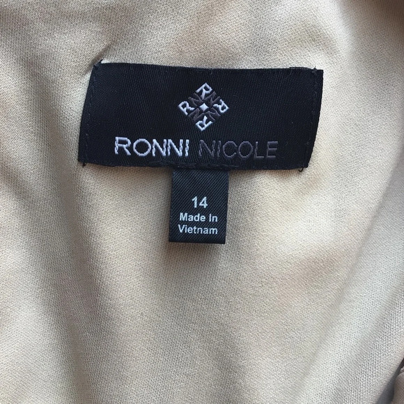 Ronni Nicole Floral Sleeveless Dress - Size 14 - Picture 6 of 9